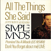 All The Things She Said by Simple Minds