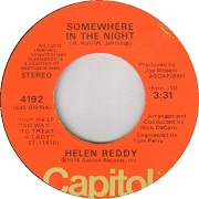 Somewhere In The Night by Helen Reddy
