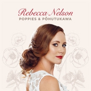 Poppies And Pohutakawa by Rebecca Nelson